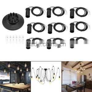 Retro Spider Pendant Lamp Classic Decorative Loft Lights American Country Edison Pendant Light E27/E26 120V-240V New Arriving thumbnail-4