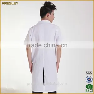 Cheap Price Doctor Uniforms or Lab Caot in 100% Cotton Comfortable Dirtproof thumbnail-4