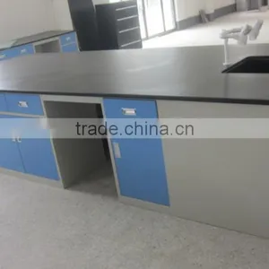 Steel Laboratory Furniture Lab Work Bench Epoxy Resin Lab Bench Top thumbnail-4