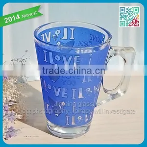 Hot Sale High Quality Coffee Glass With Handle Wholesale Colored Coffee Glass thumbnail-3