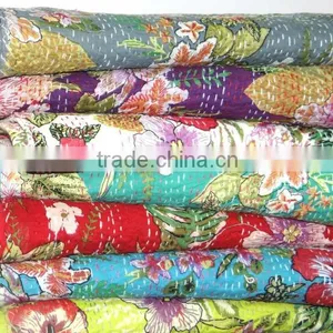 New Floral Kantha Quilts thumbnail-1