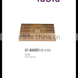 Brass Polished Floor Drainer thumbnail-1