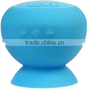 A2 Mini With Hands Free Call Mini Mushroom Bluetooth Blue Speaker thumbnail-1