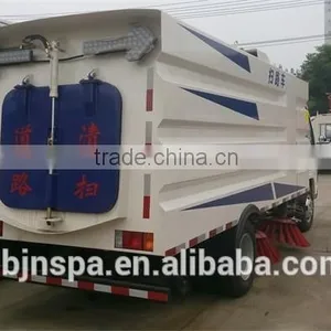 Dongfeng NEW Shape 4cbm Floor Sweeper Truck for Sale thumbnail-2