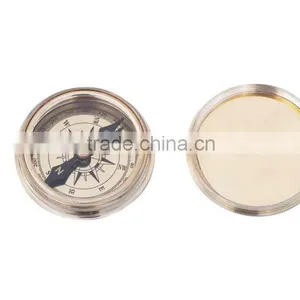 Nautical Solid Brass Clinometer Compass Paperweight 13414 thumbnail-1