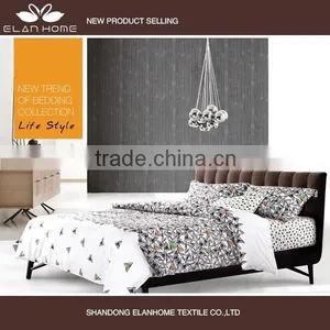 100% Cotton 133*72 40s*40s Reactive Printting Luxury Bedding Set With Zipper thumbnail-2