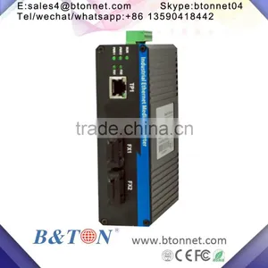 Industrial 2 Port 1000M POE Ethernet SFP Network Switch thumbnail-2