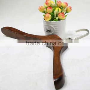 Manufacturer Solid Wood Coat Hanger With Non Slip Shoulder thumbnail-3