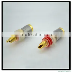 Audiocrast AB-303(G) High End Gold Plated Binding Post Speaker Connector Power Amplifier Connector thumbnail-1