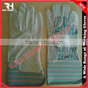 Cow Split Leather Safety Gloves, Cheap Working Gloves thumbnail-4