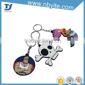 Fashionable Made Plastic Soft Pvc Key Chain thumbnail-3
