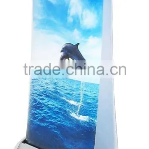 Double Sides Desktop Banner Stand,Table Banner Display,Mini Roll up Banner thumbnail-1
