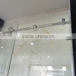Stainless Steel Door Design Hanging Rollers 10mm Glass Shower Door D31A thumbnail-6
