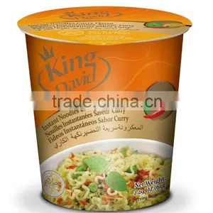 King David 65g Vegetarian Non-fried Instant Cup Noodles With Seasoning Chicken Flavour thumbnail-3