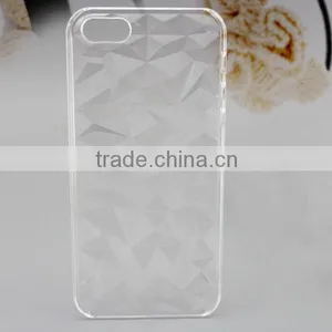 Clear Transparent 3D Diamond Rhombus Design Mobile Phone Cover for Iphone 5s thumbnail-5