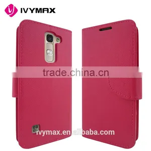 IVYMAX Fashion Premium 2 Tone PU Leather Folding Wallet Case for LG K7 Trubite5 thumbnail-2