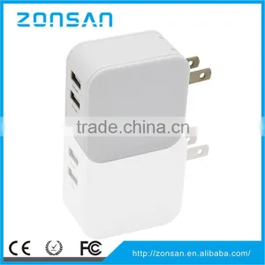 Handy 2-PORT USB Charger Wall Charger With Smart Charging thumbnail-3