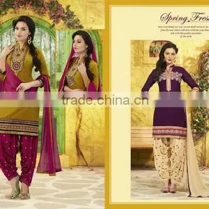 EXCLUSIVELY COTTON PATIYALA SUIT thumbnail-1