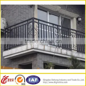 Factory Price Customized Power Coated Security Wrought Iron Balcony Railing thumbnail-1