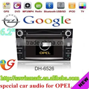 6.2'' Double Din Car Audio With GPS Radio RDS Bluetooth A-TV DVB-T ISDB ATSC Etc for OPEL ASTRA/ZAFIRA/VECTRA/CORSA DH6526 thumbnail-1