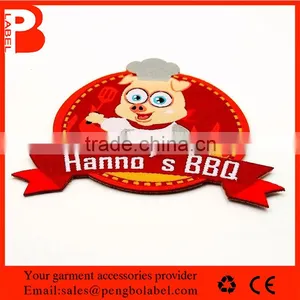 Custom Luxury Woven Label Black Satin Woven Label for Clothing thumbnail-6