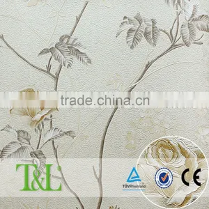 Wateproof Vinyl Wallcoverings Oriental Design Wallpaper thumbnail-1