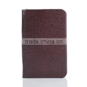 Hardcover Leather Noteebook With Zipper thumbnail-2