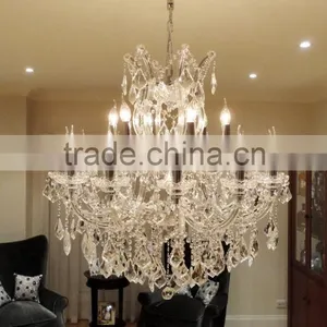Italian Style Wedding Crystal Chandelier Home Decor Patriot Lighting thumbnail-1