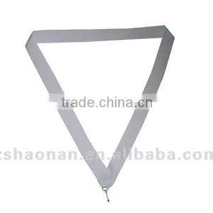 White Medal Neck Ribbon thumbnail-1