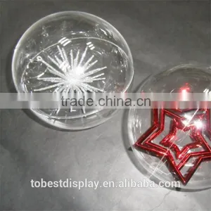High Quality Christmas Ball, Wholesale Clear Glass Christmas Ball Ornaments thumbnail-2