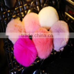 Pompon Gift Wholesale Key Ring 8cm Fur Ball Keychain thumbnail-5