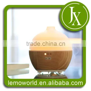 Health Care Product With LED Color Light Ultrasonic Aroma Diffuser With Nebulizing Diffuser WOOD + GLASS thumbnail-4