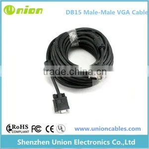 Cable Computer Moitor 11 Vga Vga3+4 Coaxial Cable Hd15m 2 Ferrite.moulded 3m thumbnail-1