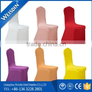 China Table Cloth Chair Sash Table Runner Lycra Band for Wedding Hotel and Event Spandex Chair Cover thumbnail-2