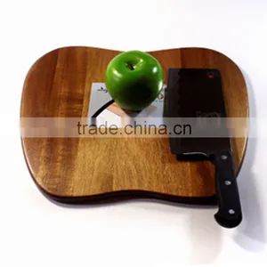 Durable Acacia Wood Chopping Board Shaped thumbnail-1