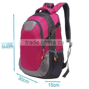 Peach Color Travel Camping Girls Backpack Bags BB011 thumbnail-2
