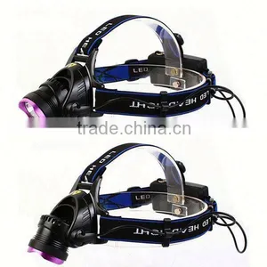 T90C 400 Lumen XML High Power Zoom Xml t6 Led Headlamp thumbnail-5