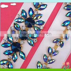 2016 Decorative Rhinestone Chain Trimmings,rhinestone Banding thumbnail-2