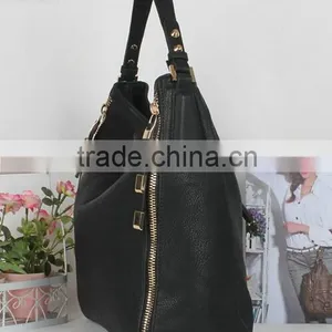European Style Lady PU Leather Tote Bag Handbags Women thumbnail-2
