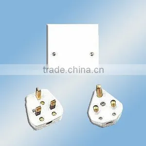 Blank Plate and Round Pin Plug thumbnail-1