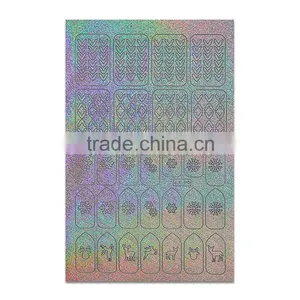 Stamping Hollow Out Flash Nail Art Stencil thumbnail-3