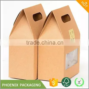 Kraft Paper Box With Window for Food thumbnail-3