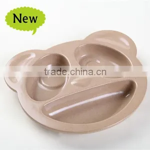 Organic Material Custom Design Panda Shape Kids Tableware Set Quality Choice thumbnail-6