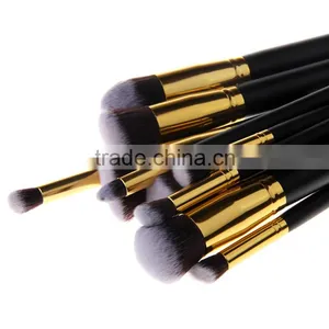 Professional Makeup Brushes Set Premium Cosmetics Synthetic Kabuki 10pcs Quality Choice thumbnail-5
