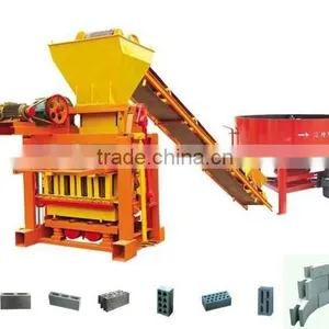 Manual Brick Making Machine Hot Sell QTJ4-40 Mobile Block Machine /small and Easy to Operate thumbnail-1