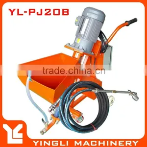 Gypsum Plaster Spray Pump Rendering Machine and Mixer PJ20B+JB100 thumbnail-1
