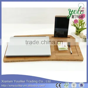 Natural Bedroom Laptop Desk Bamboo Laptop Desk thumbnail-3