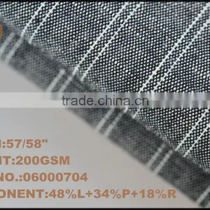 Plain Weave Fabric Rayon Linen Polyester Fabric thumbnail-2