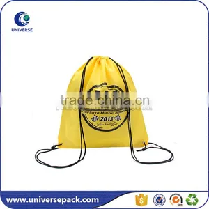 Recyclable Custom Logo Drawstring Backpack Bag thumbnail-1