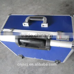 Blue Export Useful Abs Locking Aluminum Tool Case, Permanent Protection Aluminum Trolley Carrying Case thumbnail-5